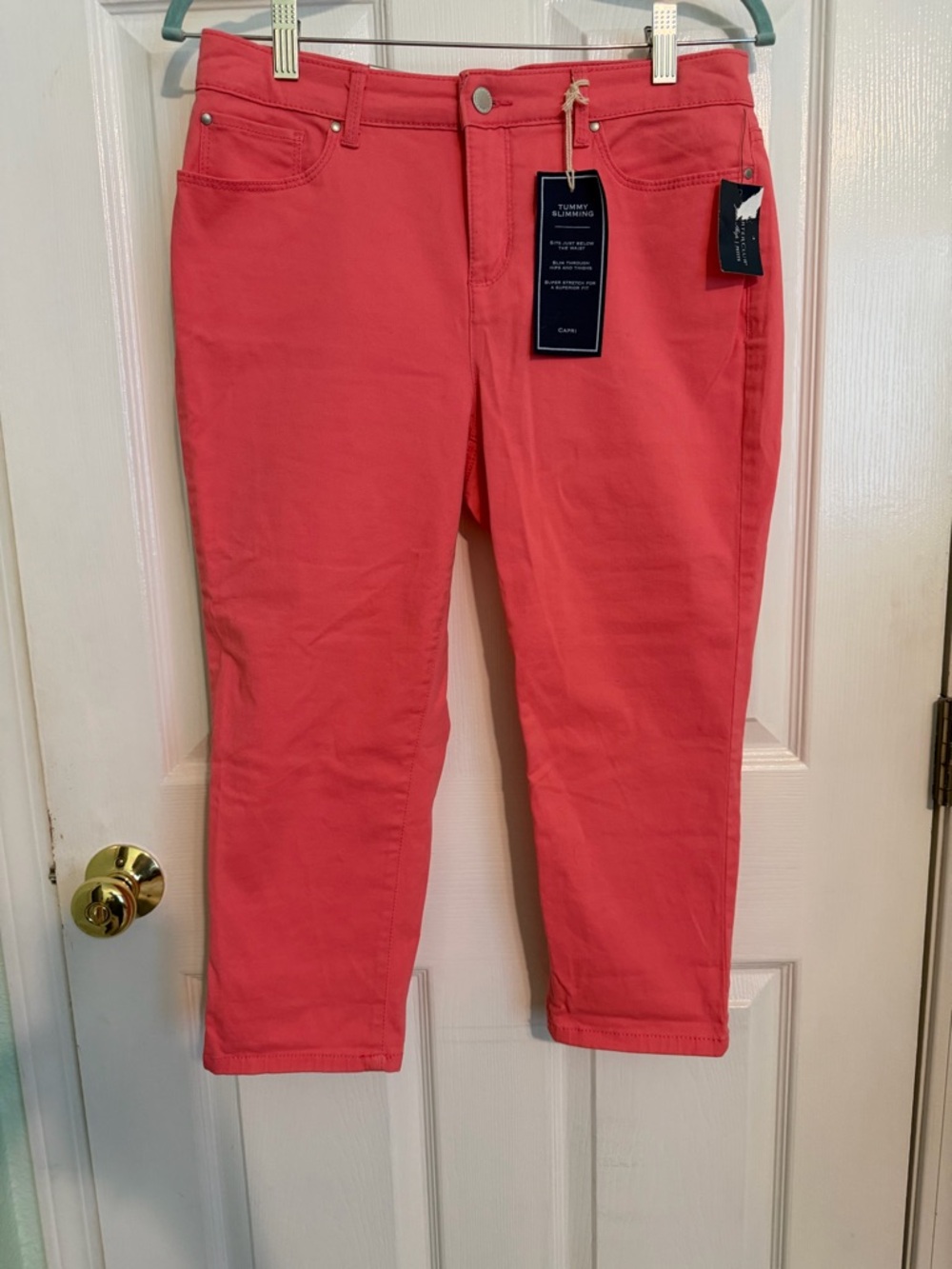 Charter Club Coral Pink Ankle Crop Jeans